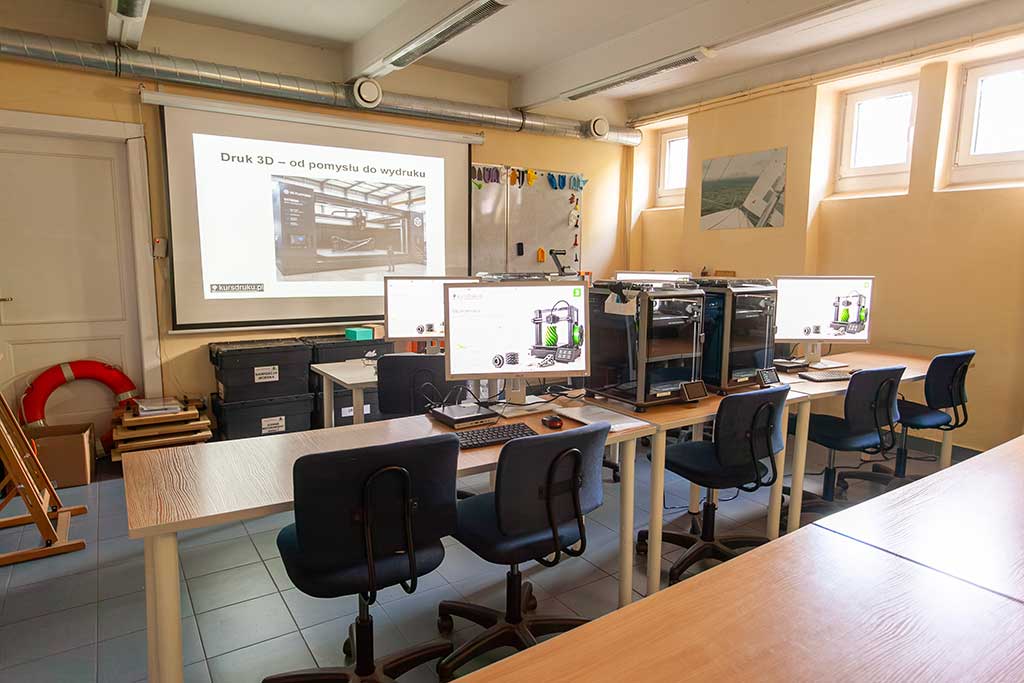 Sala szkoleniowa - kurs druku 3D