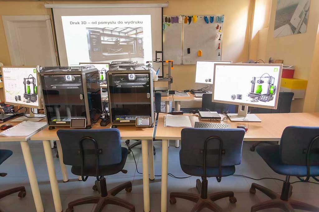 Sala szkoleniowa - kurs druku 3D