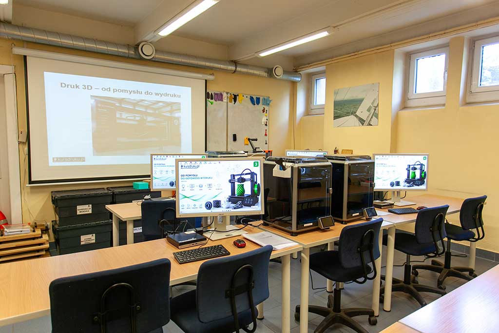 Sala szkoleniowa - kurs druku 3D
